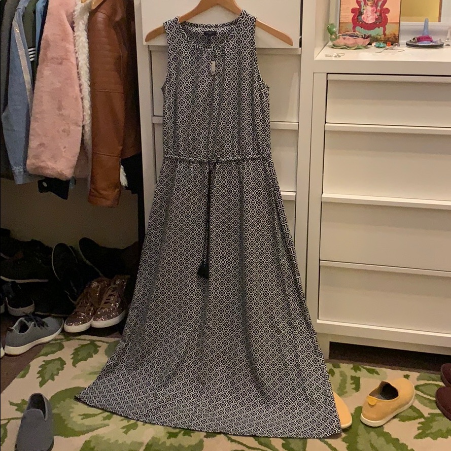 Talbots Avalon Tiles Sp Maxi Dress